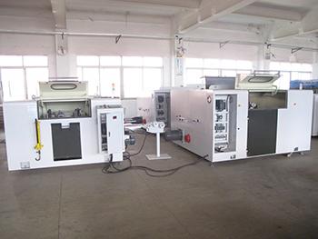 ماكينة الأسلاك المزدوجة المجدولة ذات وحدة التجديل العكسي الأفقية